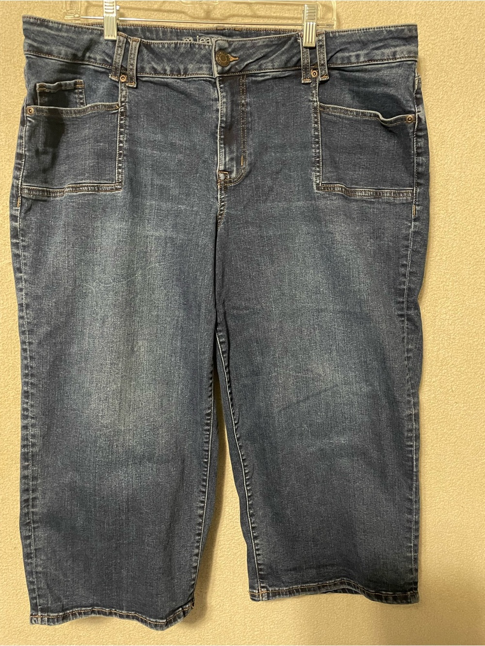 Maurices Dark Blue Cropped Denim Jeans